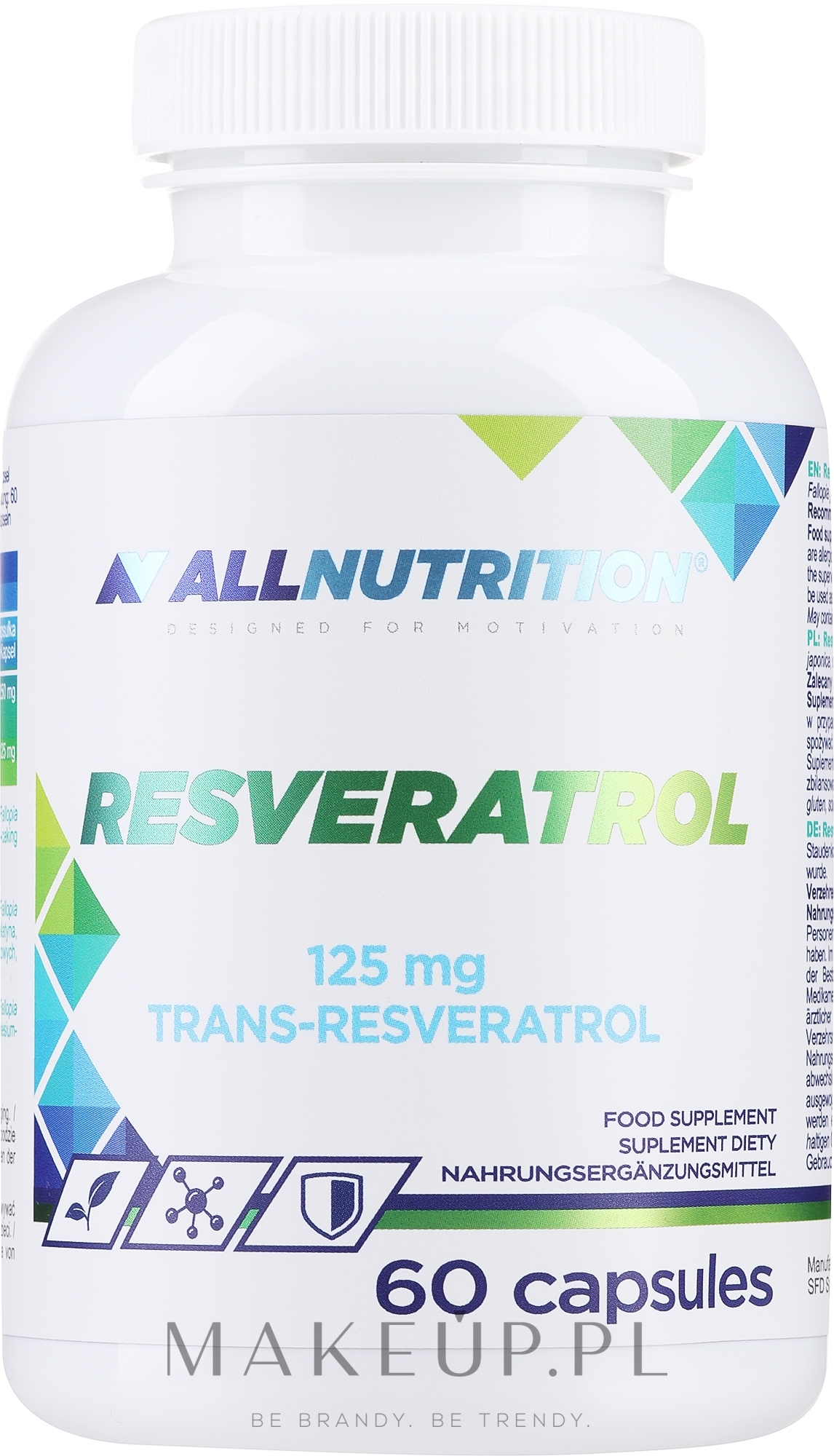 Suplement diety Resweratrol - Allnutrition Adapto Resveratrol — Zdjęcie 60 szt.