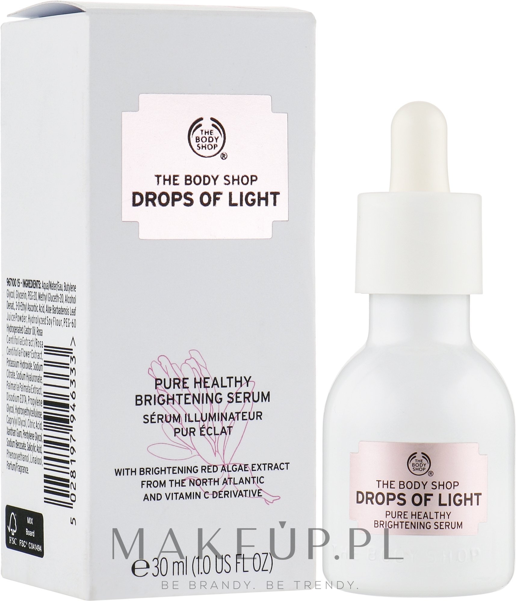 Serum rozjaśniające - The Body Shop Drops Of Light Pure Healthy Brightening Serum — Zdjęcie 30 ml