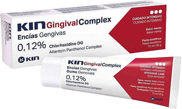 Pasta do zębów z chlorheksydyną - Kin Gingival Complex Toothpaste — Zdjęcie N1