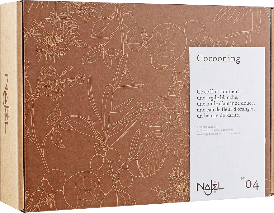 Zestaw - Najel Cocooning Gift Pack (clay 90 g + butter 150 g + oil 80 ml + water 200 ml) — Zdjęcie N1