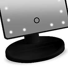Lustro stołowe, 10260-00, czarne - Gillian Jones Makeup Tabel Mirror LED-Light & Touch Black — Zdjęcie N3