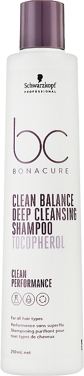 Szampon do włosów - Schwarzkopf Professional Bonacure Clean Balance Deep Cleansing Shampoo
