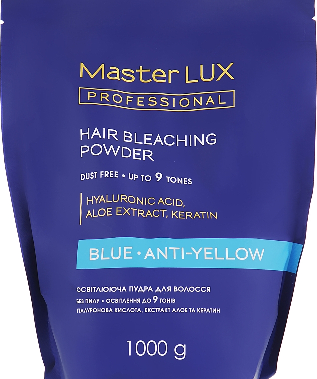 Rozświetlacz do twarzy - Master LUX Professional Blue Hair Bleaching Powder — Zdjęcie N3