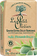 Delikatne mydło kosmetyczne Słodkie migdały - Le Petit Olivier Vegetal Oils Soap Sweet Almond Oil — Zdjęcie N2