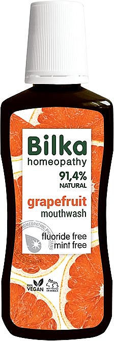 Plyn do płukania ust - Bilka Homeopathy Grapefruit Mouthwash 91.4% Natural — Zdjęcie N1