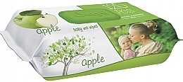 Chusteczki nawilżane dla dzieci Zielone jabłuszko, 120 szt. - Sleepy Apple Wet Wipes — Zdjęcie N1