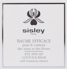 Pielęgnujący balsam do okolic oczu i ust - Sisley Botanical Eye And Lip Contour Balm — Zdjęcie N4