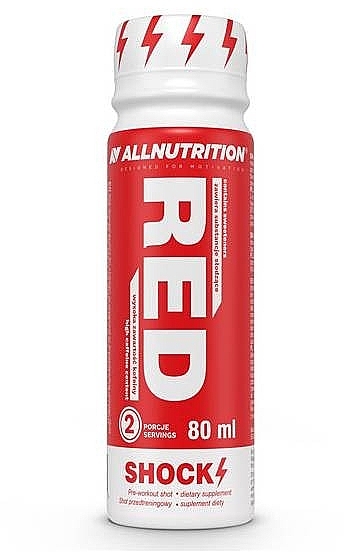 Suplement diety Napój energetyczny - AllNutrition Red Shock — Zdjęcie N2