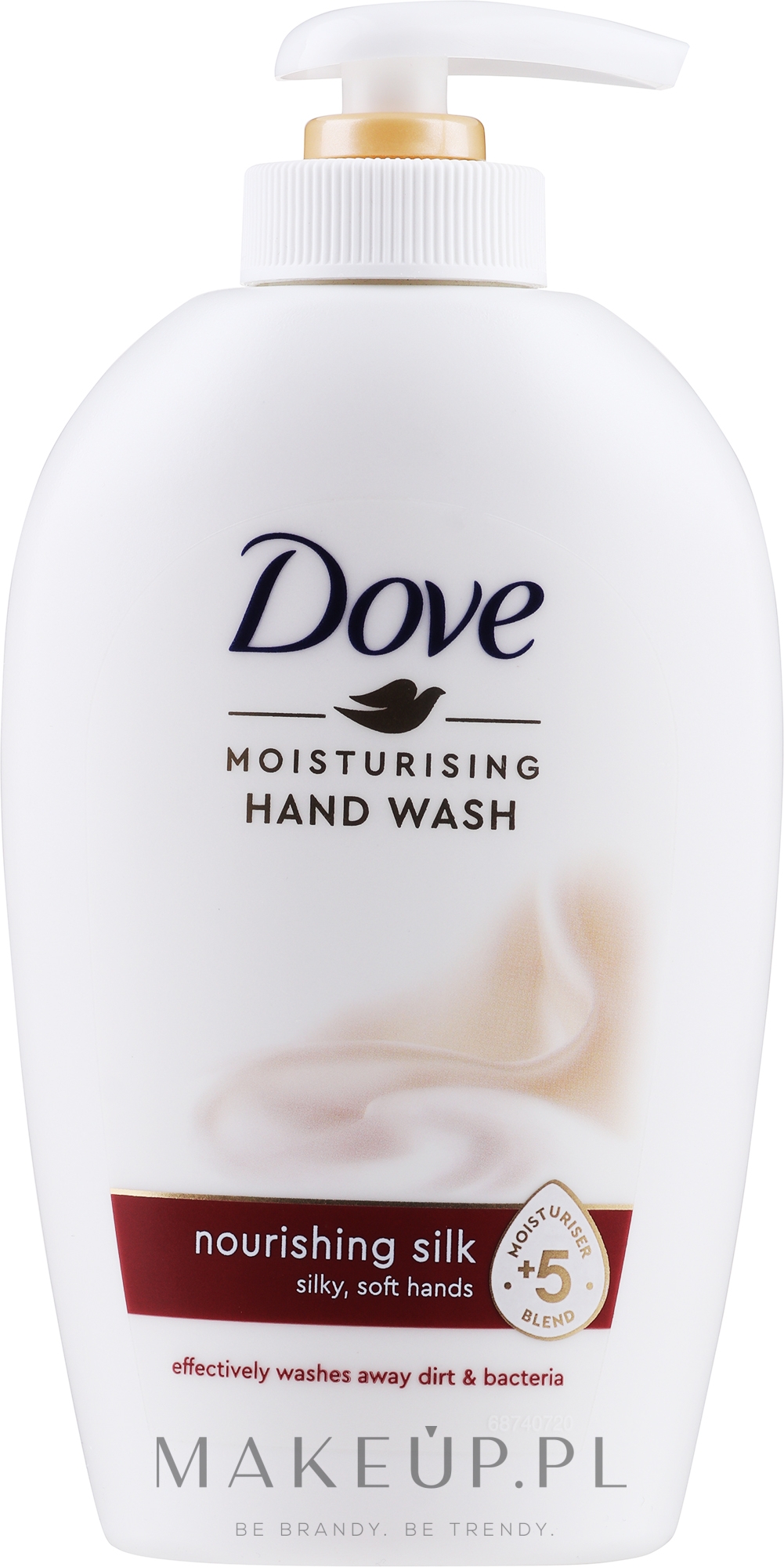 Jedwabiste mydło w płynie z pompką - Dove Silk Cream Wash — Zdjęcie 250 ml
