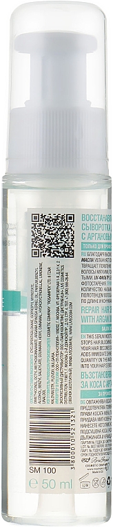 Serum rewitalizujące do włosów z olejkiem arganowym - Spa Master Repair Hair Serum — Zdjęcie N2