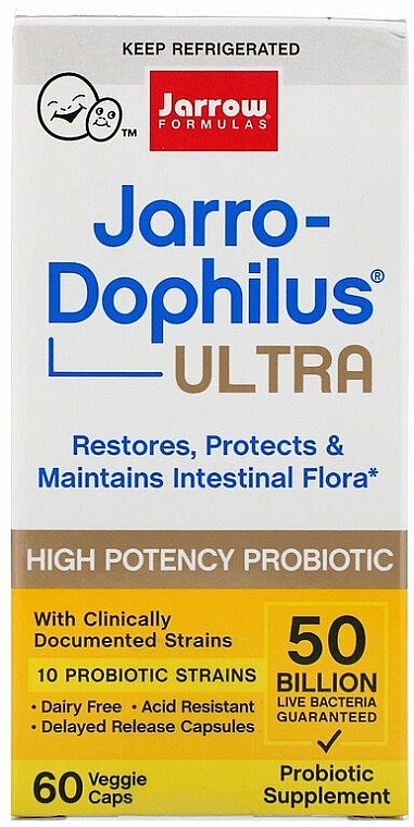 Probiotyk wspomagający działanie jelit - Jarrow Formulas Ultra Jarro-Dophilus Ultra, 50 Billion — Zdjęcie N2