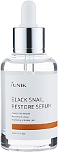 Kup Odnawiające serum do twarzy z ekstraktem ze śluzu czarnego ślimaka - iUNIK Black Snail Restore Serum