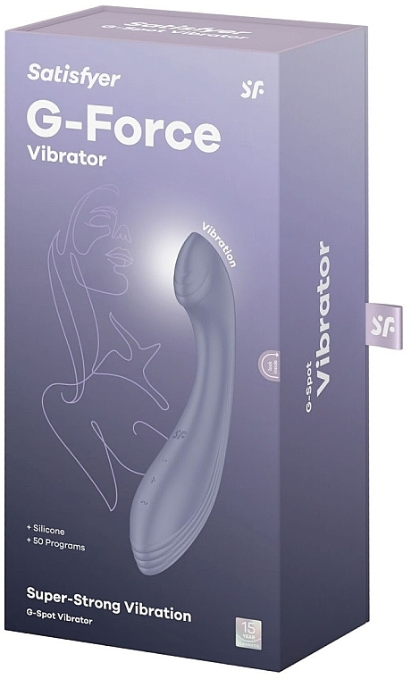 Wibrator punktu G, fioletowy - Satisfyer G-Force Violet USB Rechargeable Vibrator — Zdjęcie N1