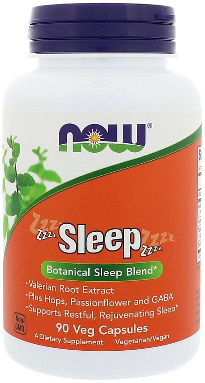 Suplement diety na dobry sen - Now Foods Sleep — Zdjęcie N1