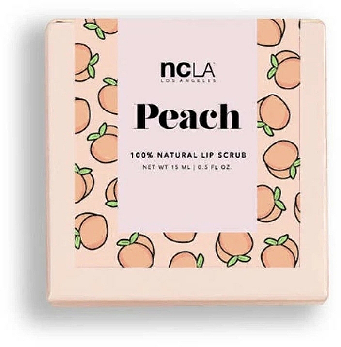 Peeling do ust Brzoskwinia - NCLA Beauty Sugar, Sugar Peach Lip Scrub — Zdjęcie N5