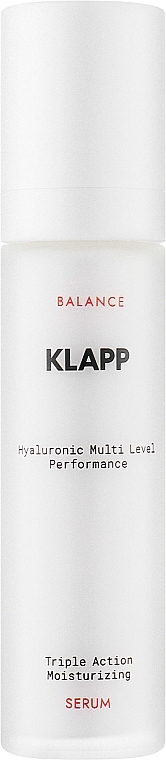Serum nawilżające do twarzy o potrójnym działaniu - Klapp Balance Triple Action Moisturizing Serum — Zdjęcie N1
