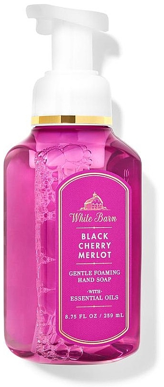 Mydło w płynie do rąk - Bath and Body Works Black Cherry Merlot Gentle Foaming Hand Soap — Zdjęcie N1
