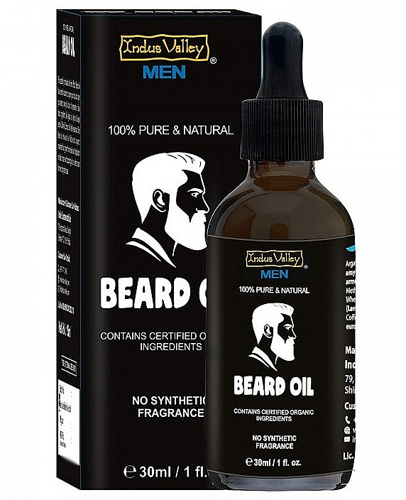 Naturalny olejek do pielęgnacji brody - Indus Valley Men Beard Oil — Zdjęcie N1