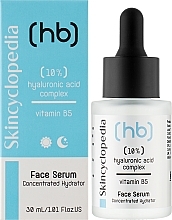 Nawilżające serum do twarzy z kwasem hialuronowym i witaminą B5 - Skincyclopedia Hydrating Face Serum With Hyaluronic Acid And Vitamin B5 — Zdjęcie N2