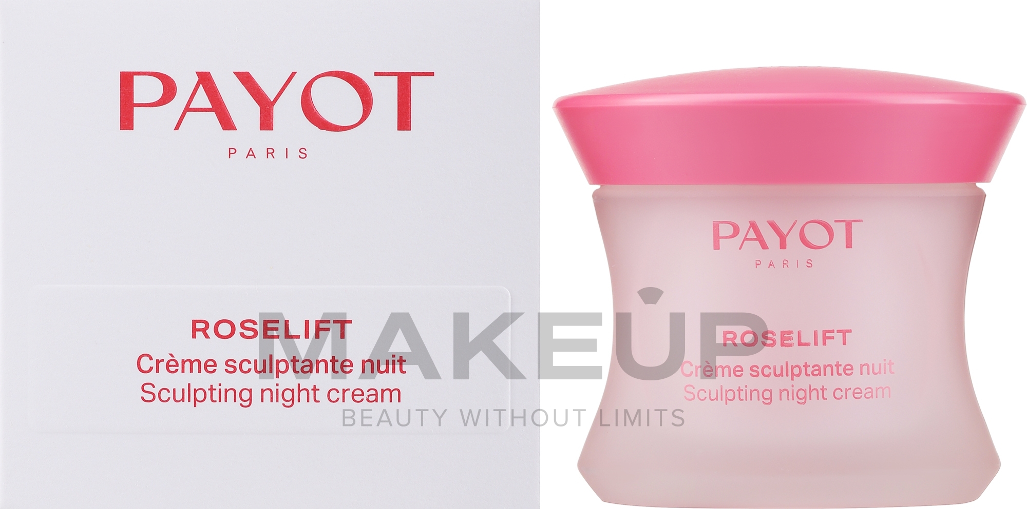 Krem do twarzy na noc z peptydami - Payot Roselift Collagene Nuit Cream — Zdjęcie 50 ml