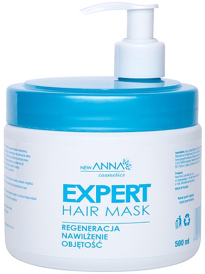 Maska regeneracyjna do włosów - New Anna Cosmetics — Zdjęcie N1