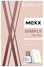 Kup Mexx Simply For Her Eau - Zestaw (edt 20 ml + soap 75 g)