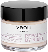 Krem do twarzy na noc z ochroną lipidową - Veoli Botanica Repair By Night — Zdjęcie N3