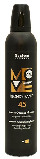 Pianka z antyżółtym efektem dla blondynek - Dikson Move-Me 45 Blondy Bang Creamy Moisturizing Foam