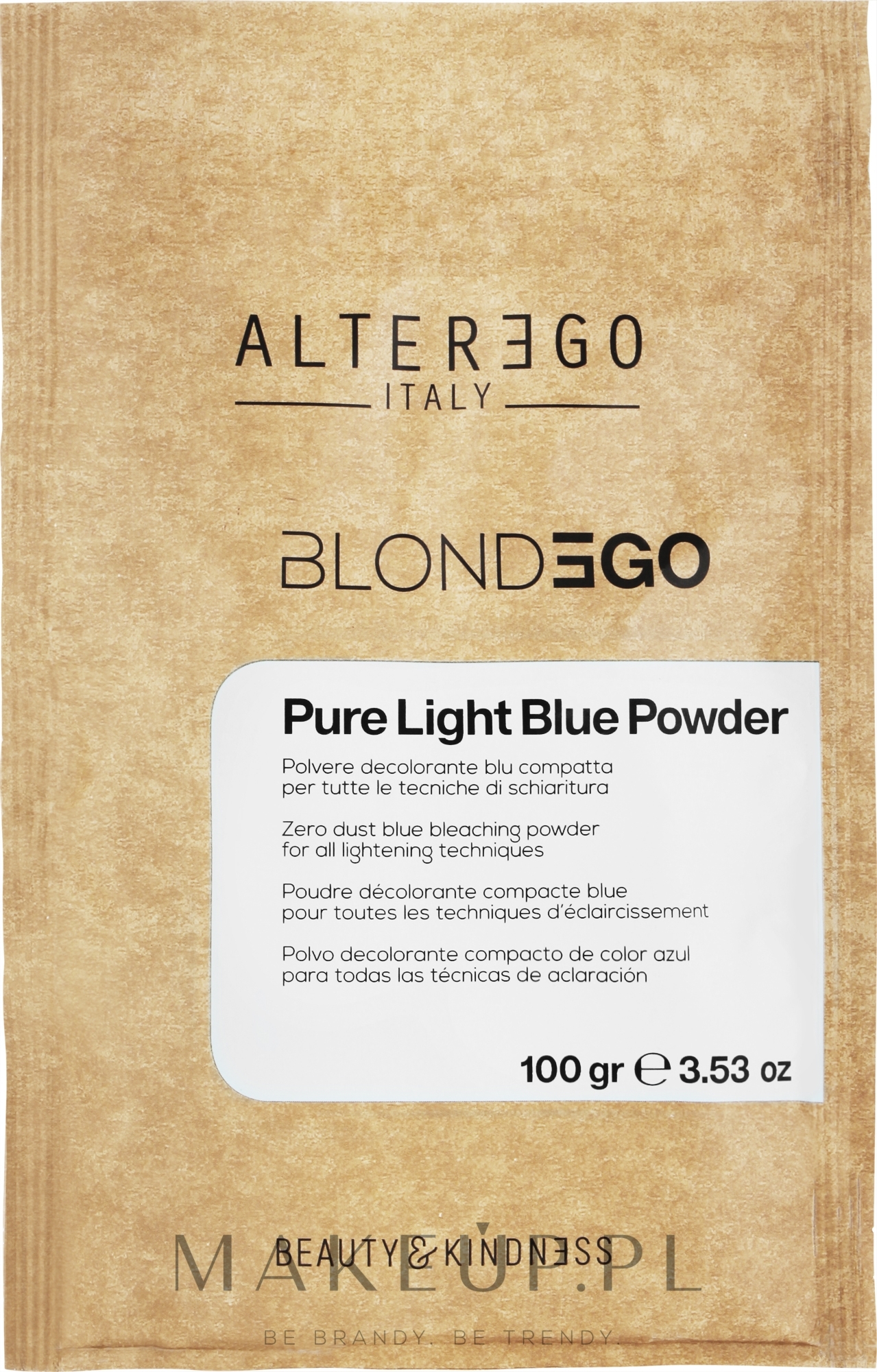 Puder rozjaśniający do włosów - AlterEgo BlondEgo Pure Light Blue Powder — Zdjęcie 100 g