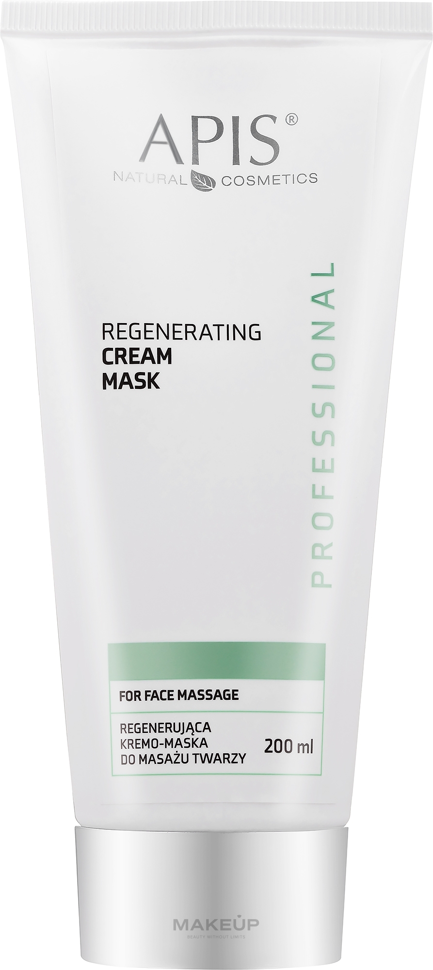 Regenerująca kremo-maska do masażu twarzy - APIS Professional Regenerating Cream Mask — Zdjęcie 200 ml