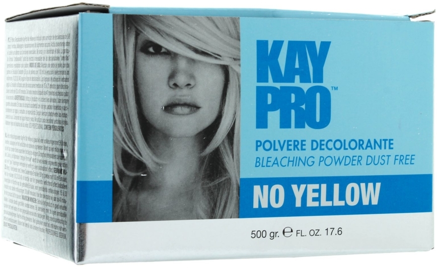 Proszek do rozjaśniania włosów - KayPro No Yellow Bleaching Powder Dust Free