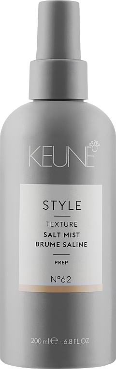 Spray solny do włosów №62 - Keune Style Salt Mist — Zdjęcie N1