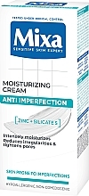 Krem nawilżający przeciw niedoskonałościom - Mixa Sensitive Skin Expert 2in1 Cream — Zdjęcie N3