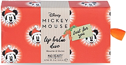 Zestaw - Mad Beauty Mickey Mouse Jingle All The Way Lip Balm Duo (l/balm/2x12g) — Zdjęcie N2