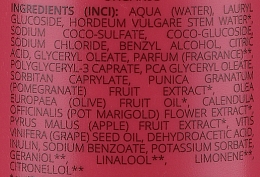 Odbudowujący szampon do włosów Granat i oliwka - GRN Rich Elements Pomegranate & Olive Repair Shampoo — Zdjęcie N3