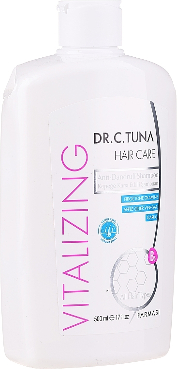 PRZECENA! Szampon przeciwłupieżowy - Farmasi Dr. C.Tuna Vitalizing Hair Care * — Zdjęcie N1