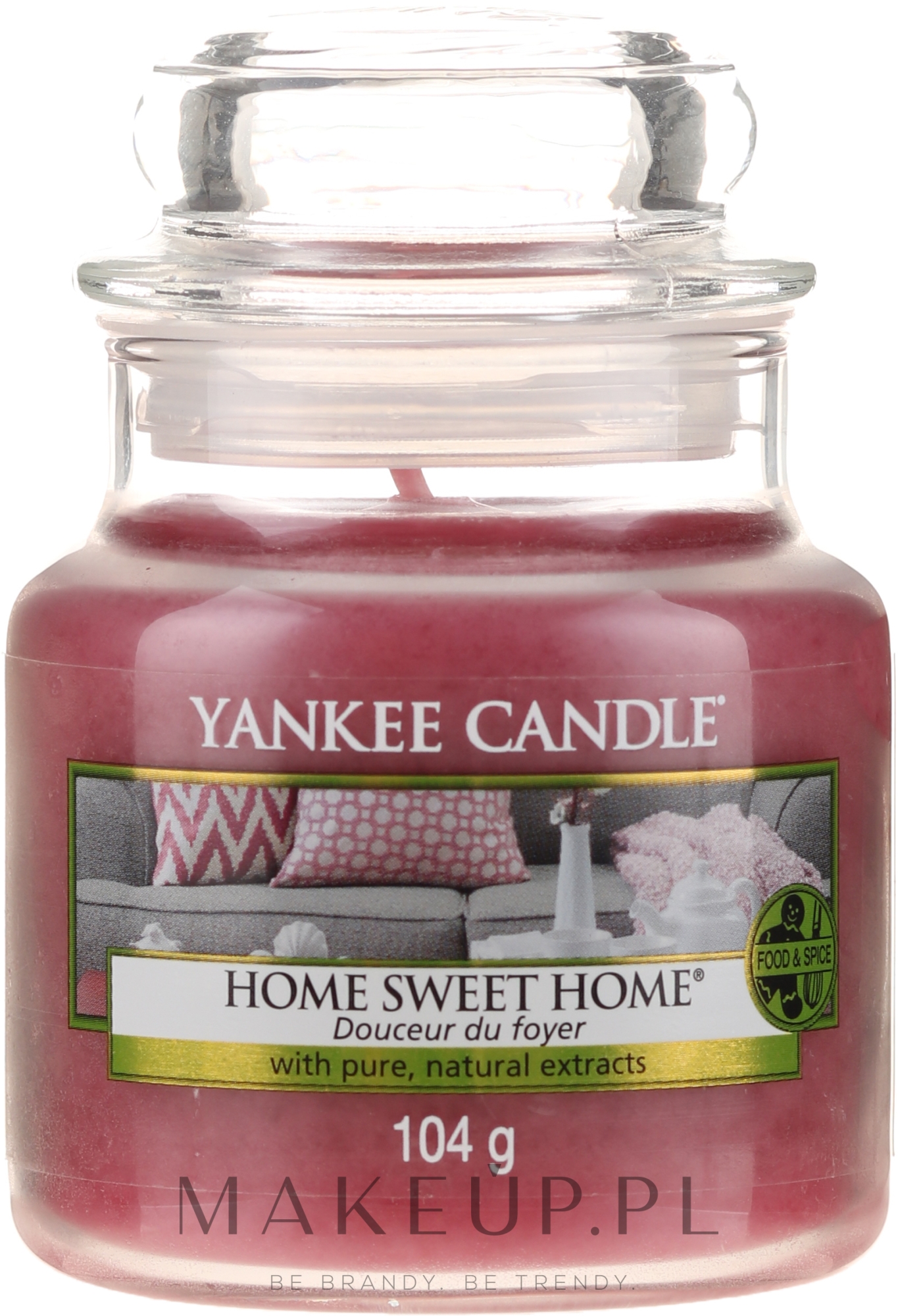 Świeca zapachowa w słoiku - Yankee Candle Home Sweet Home — Zdjęcie 104 g