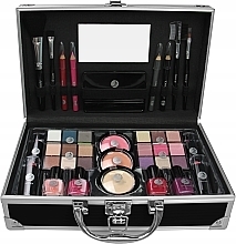 Etui na kosmetyki, czarne - Cosmetic 2K Fabulous Beauty Train Case Black — Zdjęcie N4