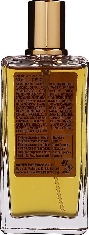 Saphir Parfums Excentric Woman - Woda perfumowana — Zdjęcie N2