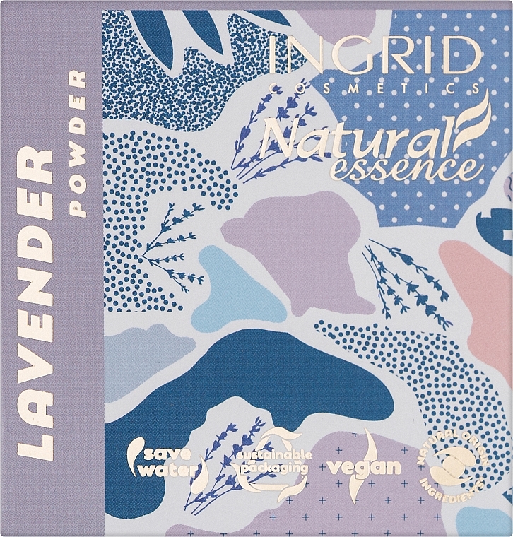 Matujący lawendowy puder do twarzy - Ingrid Cosmetics Natural Essence Mattifying Lavender Powder — Zdjęcie N2