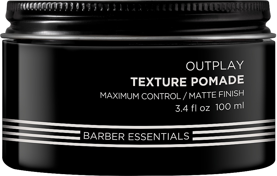 Teksturyzująca matowa pomada do włosów dla mężczyzn - Redken Barber Essentials Outplay Texture Pomade — Zdjęcie N1