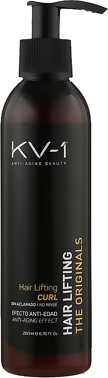 Krem liftingujący bez spłukiwania do włosów kręconych - KV-1 The Originals Hair Lifting Curl Cream — Zdjęcie N1