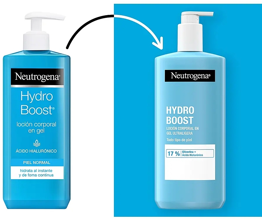 Zestaw - Neutrogena Hydro Boost Body Lotion Gel (b/lot/2x750ml) — Zdjęcie N2