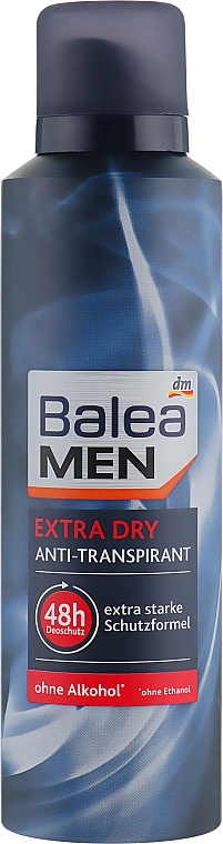 Dezodorant antyperspiracyjny w aerozolu Extra - Balea Men Extra Dry Anti-Transpirant — Zdjęcie N1