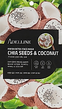 Kup Detoksykująca maska ​​do twarzy z ekstraktem z nasion chia i kokosa - Adelline Fresh Detox Face Mask Chia Seeds & Coconut