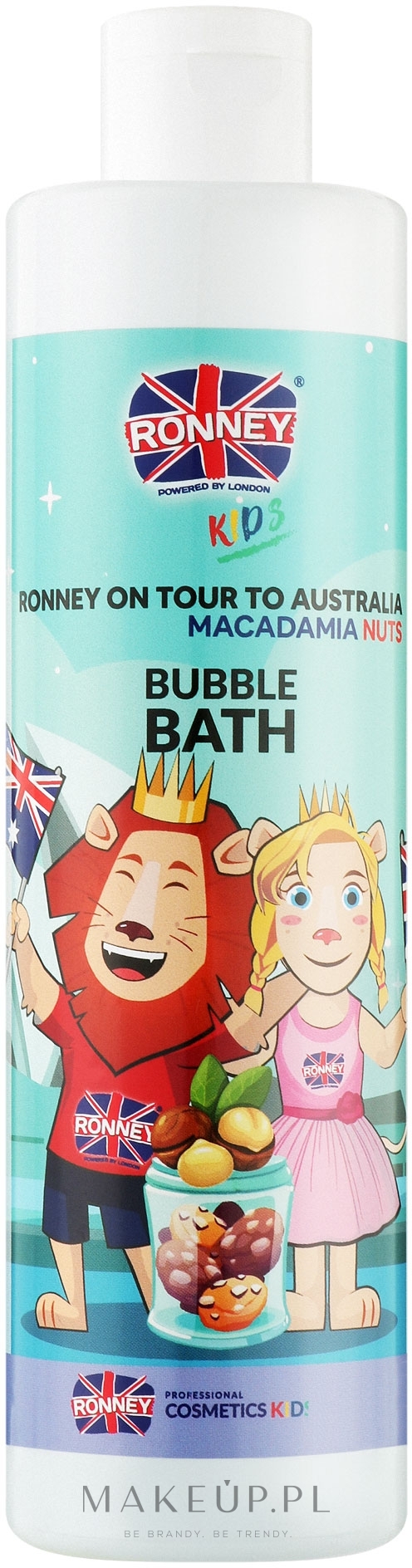 Płyn do kąpieli Orzechy makadamia - Ronney Professional Kids On Tour To Australia Bubble Bath — Zdjęcie 300 ml