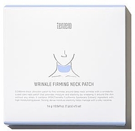 Ujędrniający krem na jakości - Tenzero Wrinkle Firming Neck Pat — Zdjęcie N1