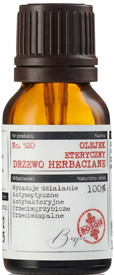 Naturalny olejek eteryczny Drzewo herbaciane - Bosqie Natural Essential Oil — Zdjęcie N1