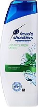 Rewitalizujący szampon do włosów z organiczną oliwą z oliwek - Head & Shoulders Cool Menhol Shampoo — фото N1