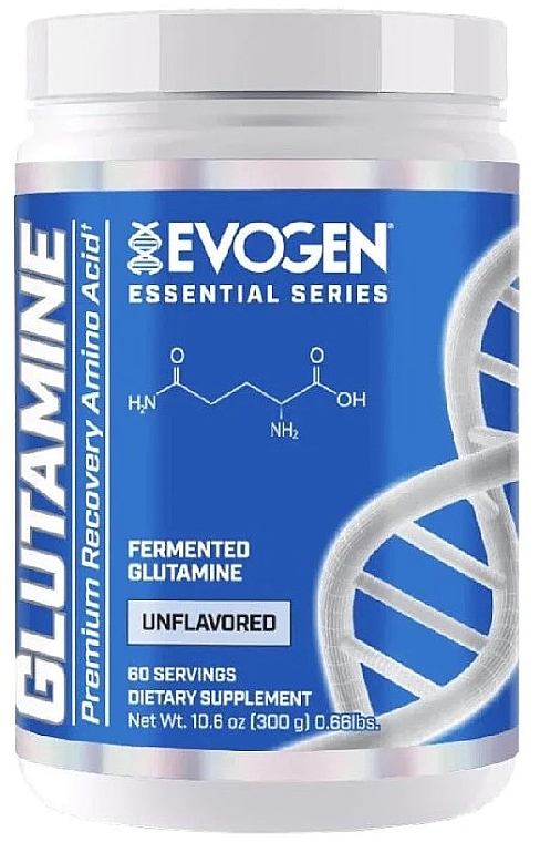 Suplement diety L-glutamina w postaci proszku - Evogen Essential Series Glutamine Unflavored  — Zdjęcie N1
